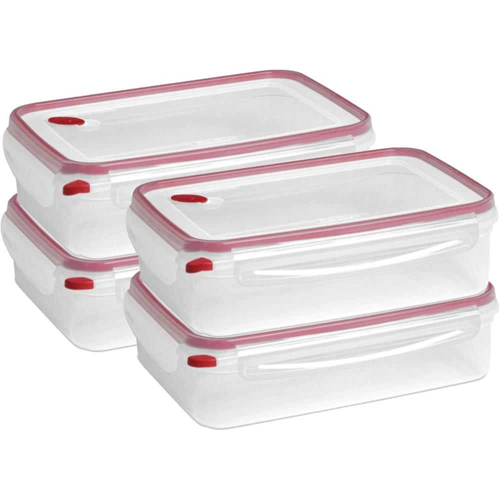 Sterilite 03221106 8.3 Cups Rectangle Ultra-Seal™ Container 6PK(16 Cup)