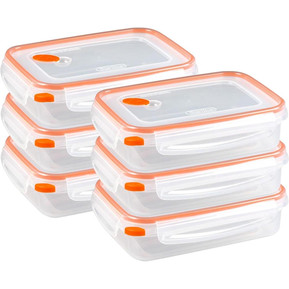 Sterilite 03221106 8.3 Cups Rectangle Ultra-Seal™ Container 6PK(5.8 Cup)