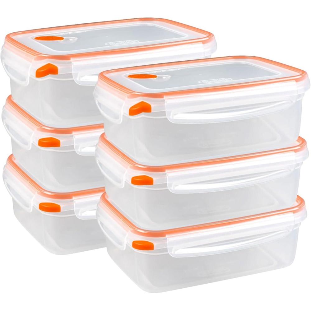 Sterilite 03221106 8.3 Cups Rectangle Ultra-Seal™ Container 6PK(8.3 Cup)